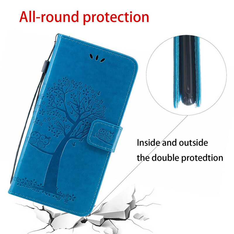 Funda Huawei P Smart Plus 2019 Colgante de árbol y búho