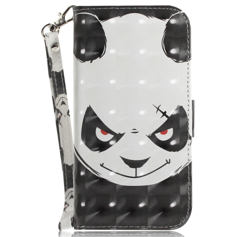 Funda para Xiaomi Redmi Note 17 Pro Max 5G «Angry Panda» con cordón