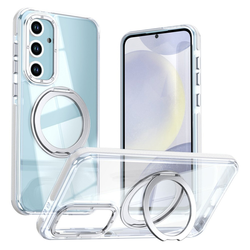 Funda transparente para Samsung Galaxy S26 FE con anillo magnético