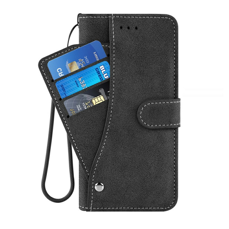 Funda para Samsung Galaxy S26 FE con diseño vintage y tarjetero extraíble