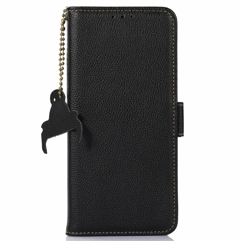 Funda de cuero auténtico para Samsung Galaxy S26 FE