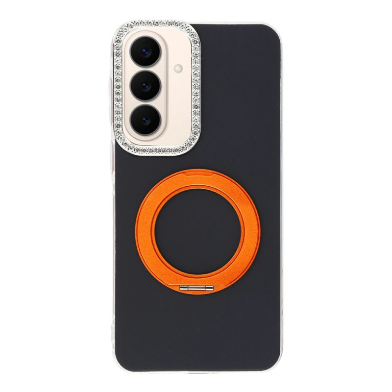 Funda magnética con anillo y pedrería para Samsung Galaxy S26 FE