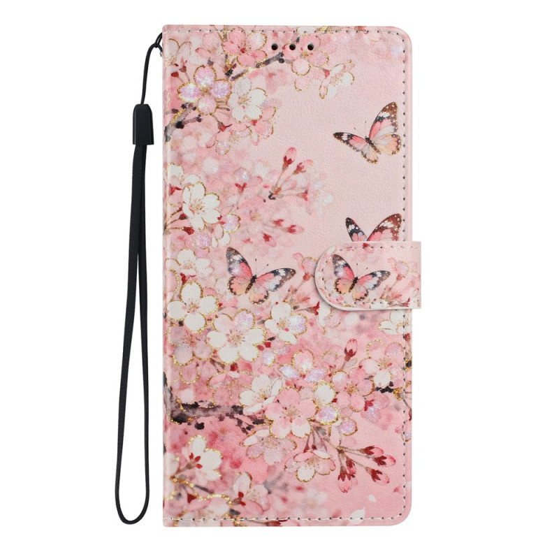 Funda para Xiaomi Redmi 17C 5G con mariposas