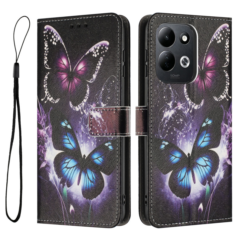 Funda para Xiaomi Redmi 17 5G / 4G con dos mariposas