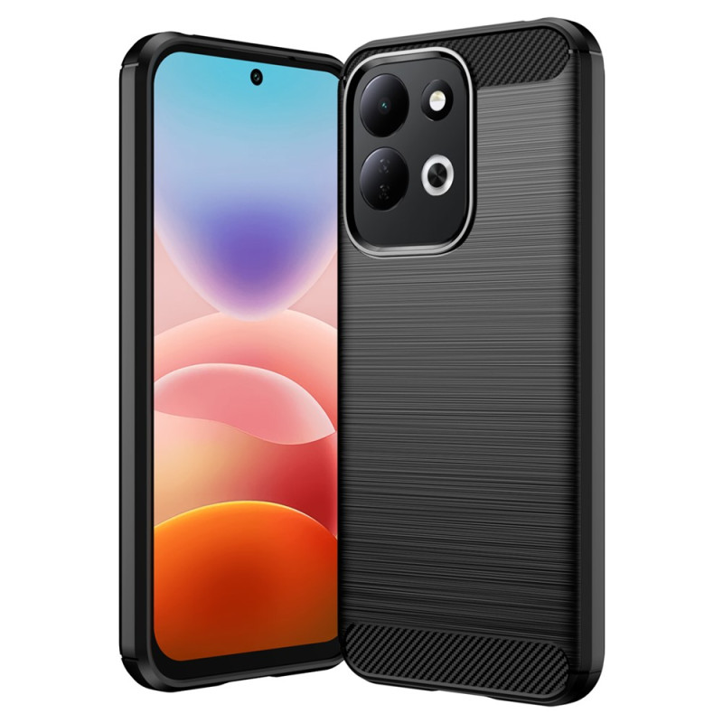Funda para Xiaomi Redmi 17 5G / 4G de fibra de carbono cepillada
