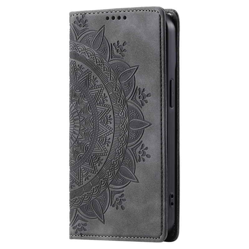 Funda tipo «flop» para Xiaomi Redmi 17 5G / 4G con efecto ante y diseño Mandala