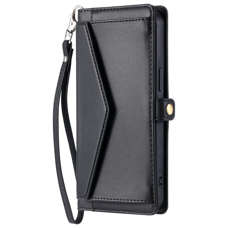 Funda para Xiaomi Redmi 17 5G / 4G con bolsillo frontal y colgante