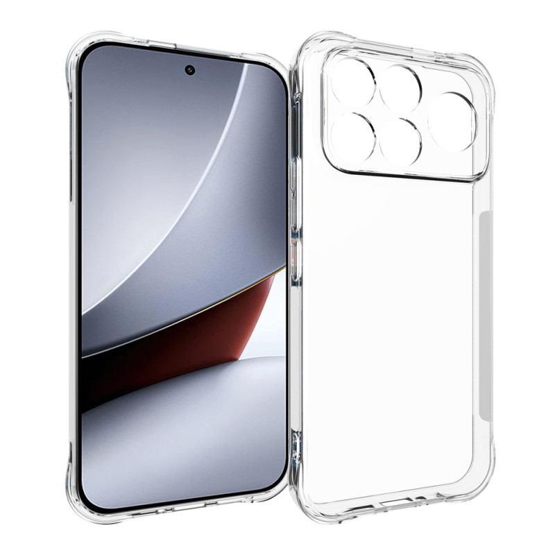 Funda transparente reforzada para el Poco F9 Ultra