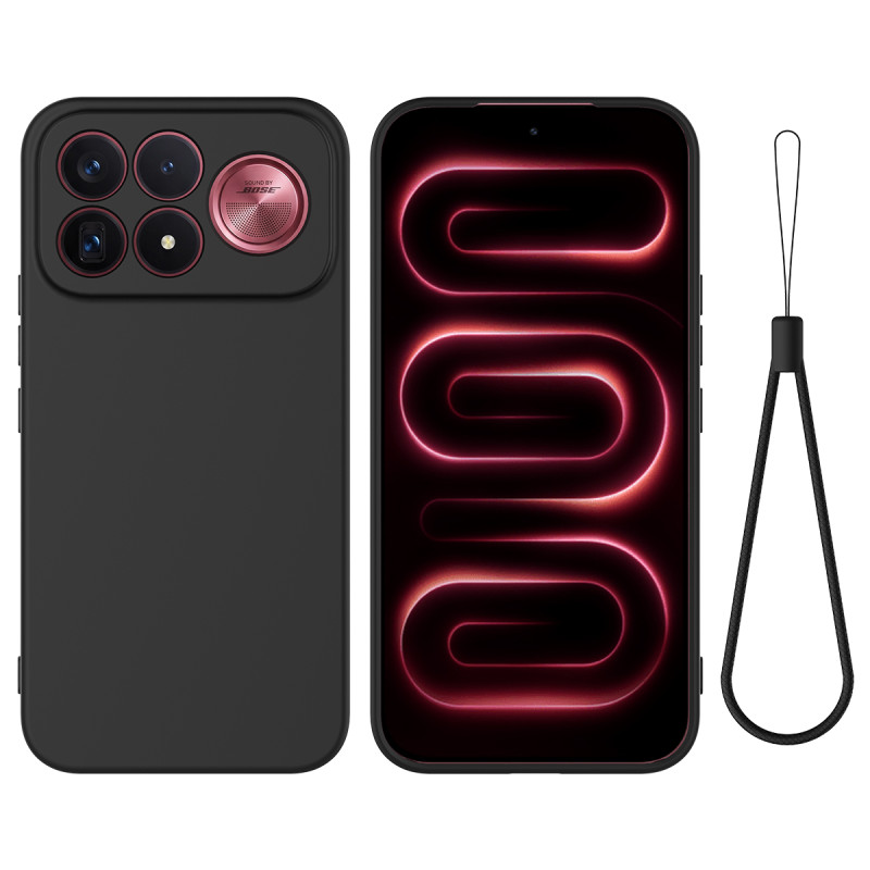 Funda de silicona con colgante para el Poco F9 Pro