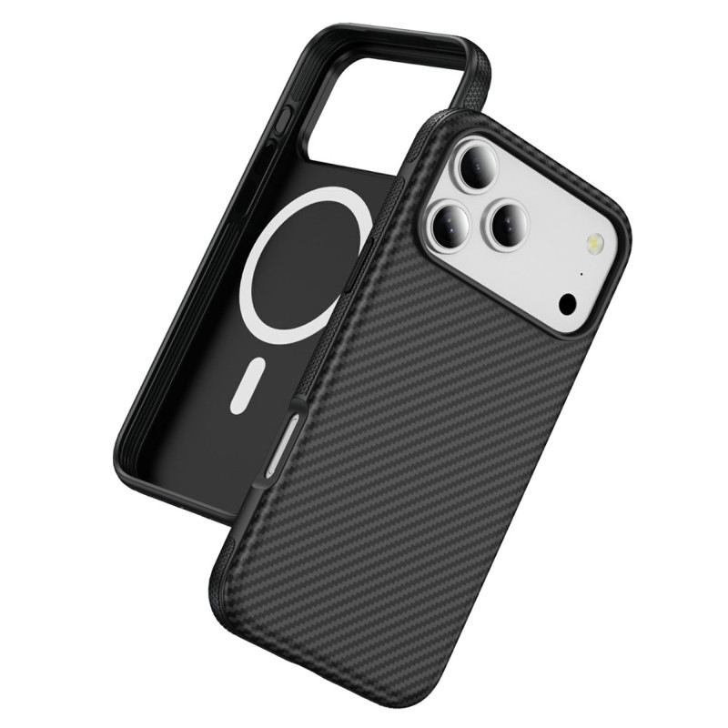 Funda magnética de fibra de carbono para iPhone 18 Pro / 17 Pro