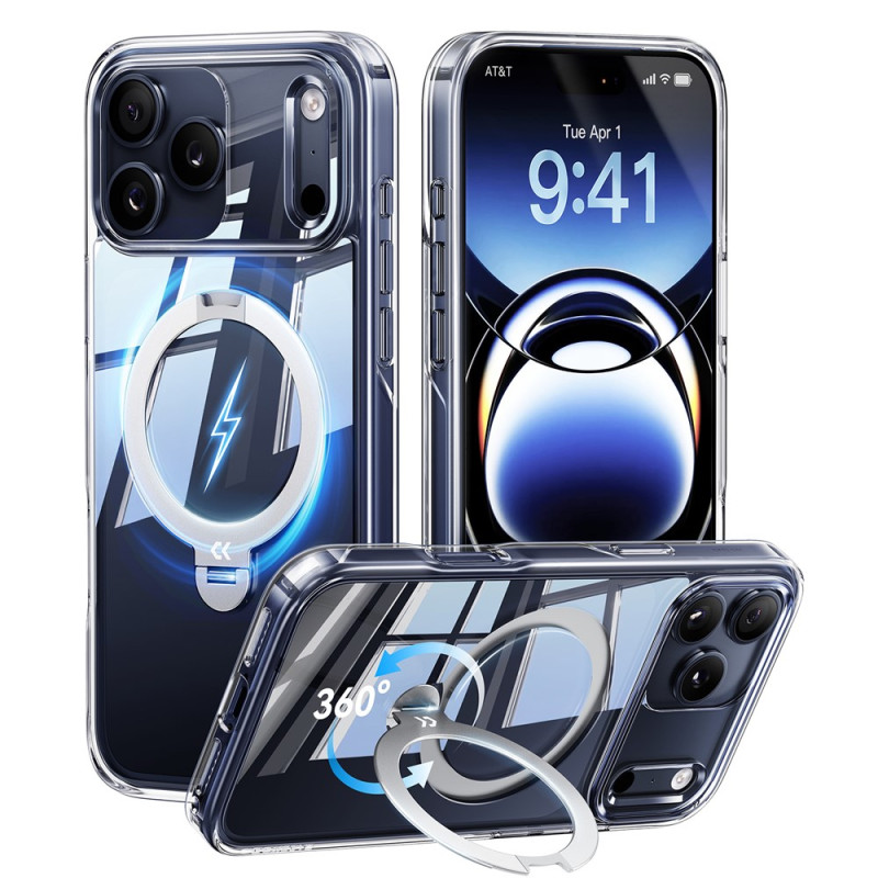 Funda magnética transparente para iPhone 18 Pro / 17 Pro «Prestige» de CASEKOO