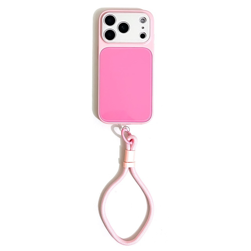 Coque iPhone 18 Pro / 17 Pro Bicolore à Lanière