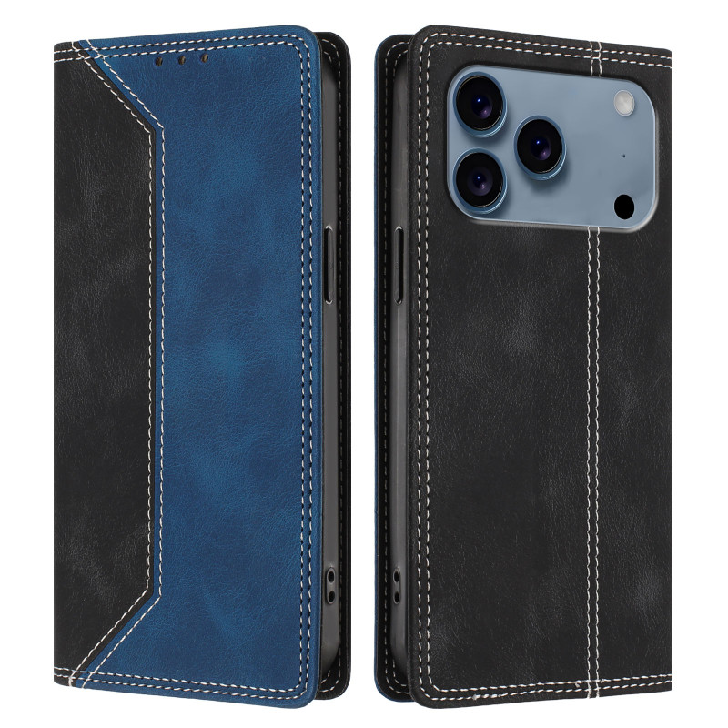 Funda tipo flip para iPhone 18 Pro Max / 17 Pro Max bicolor
