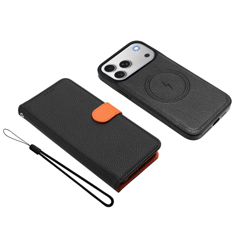 Funda para iPhone 18 Pro Max / 17 Pro Max bicolor con funda desmontable