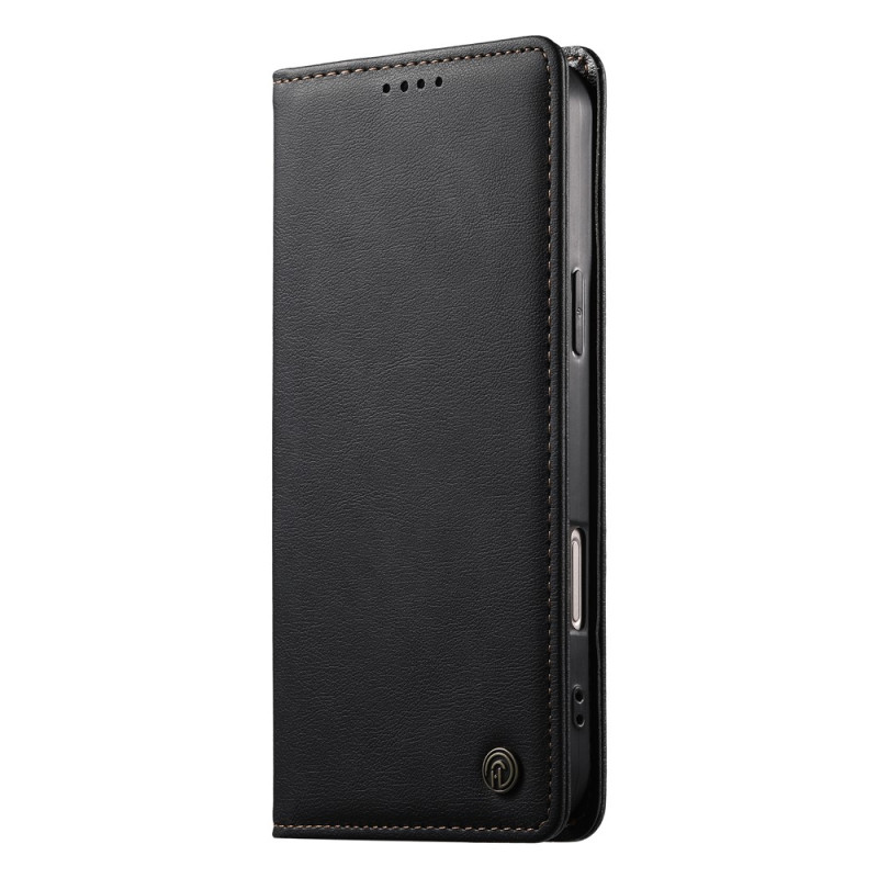 Funda tipo flip para iPhone 18 Pro Max / 17 Pro Max de piel DIERFENG