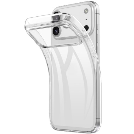 Funda transparente y...