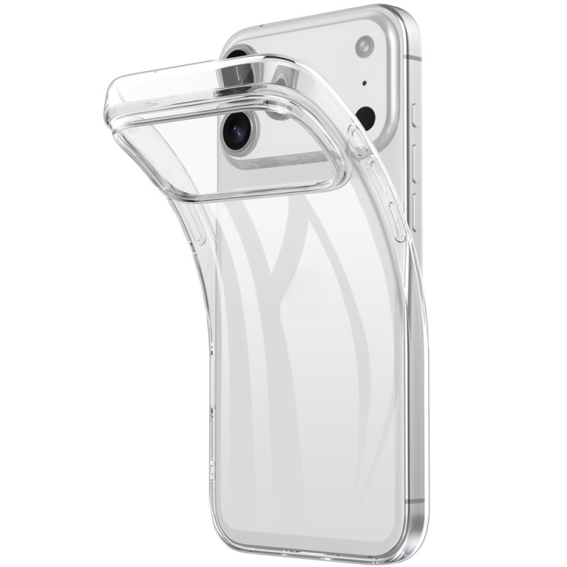 Funda transparente y flexible para iPhone 18 Pro Max / 17 Pro Max