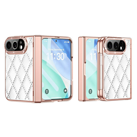 Coque iPhone Duo Losanges à...