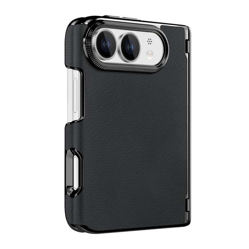 Funda para iPhone «Duo» magnética con doble bisagra y textura cuadriculada