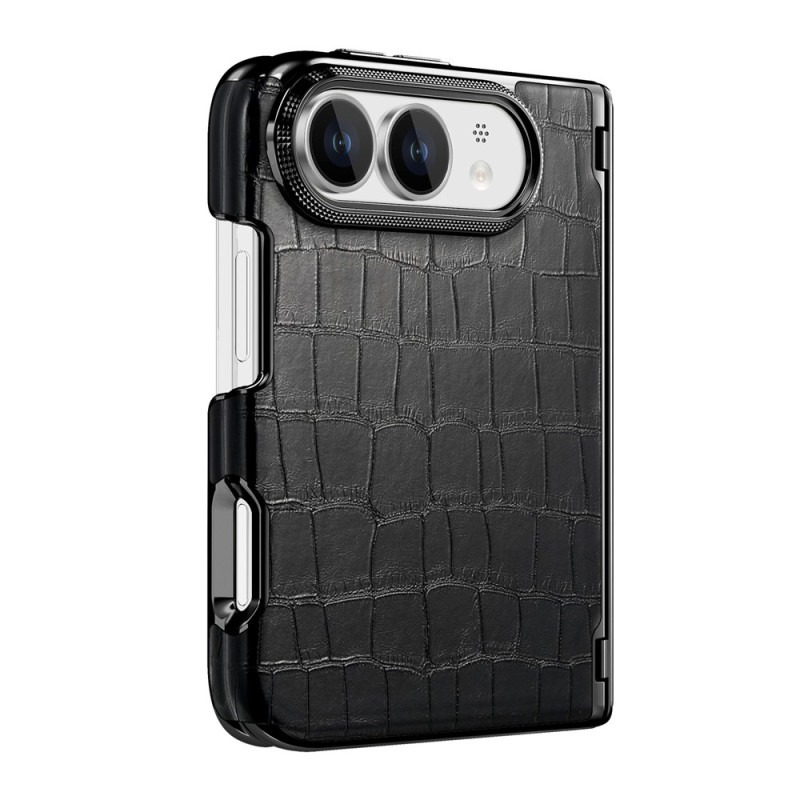 Funda para iPhone «Duo Crocodile» con doble bisagra