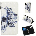 Funda de calavera y huesos cruzados para Samsung Galaxy A20e