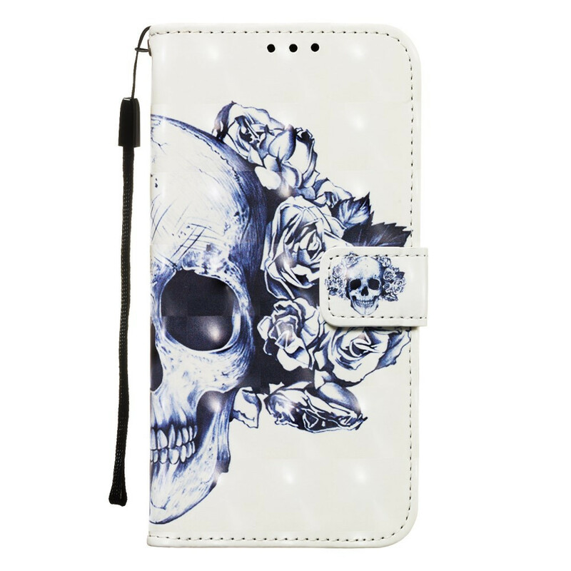 Funda de calavera y huesos cruzados para Samsung Galaxy A20e