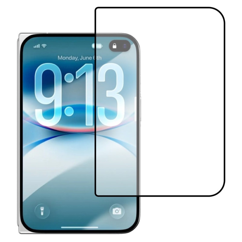 Funda magnética de acrílico para iPhone Duo de 2 mm con cristal de aluminosilicato