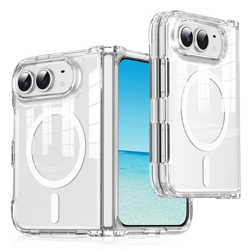 Funda transparente magnética para iPhone Duo compatible con MagSafe