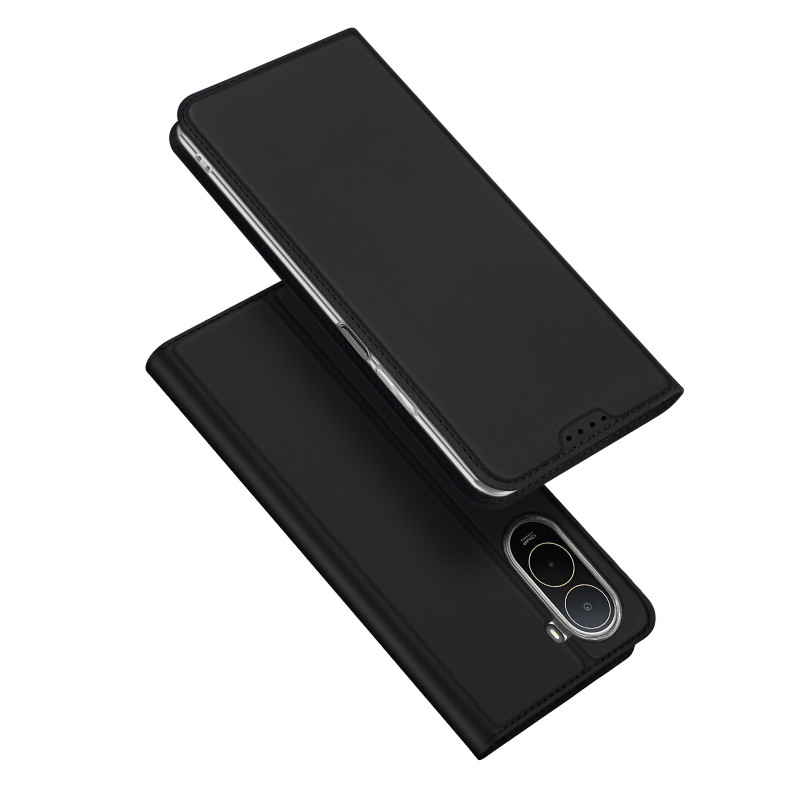 Funda tipo flip para Poco C81 Pro, serie Skin Pro de DUX DUCIS