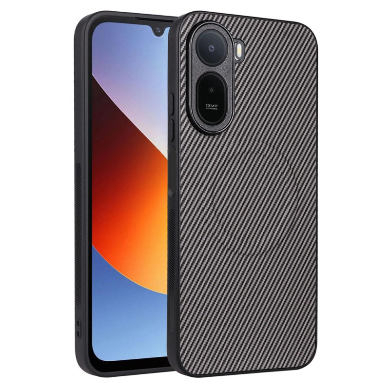 Funda para Xiaomi Redmi A7 Pro / Poco C81 Pro con textura de carbono