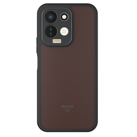 Funda transparente negra...
