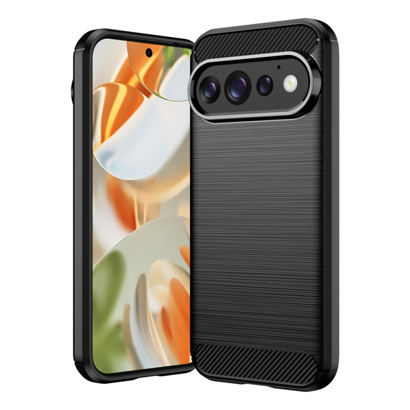 Funda para Google Pixel 11 Pro / 11 de fibra de carbono cepillada