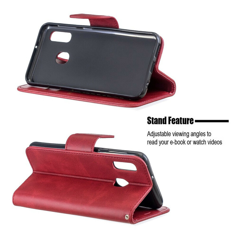 Funda Samsung Galaxy A20e Solapa oblicua lisa Funda Samsung Galaxy A20e Solapa oblicua lisa