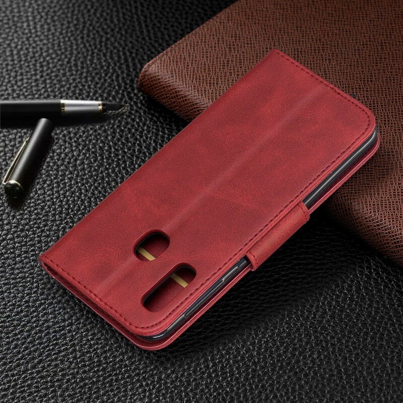 Funda Samsung Galaxy A20e Solapa oblicua lisa Funda Samsung Galaxy A20e Solapa oblicua lisa