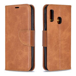 Funda Samsung Galaxy A20e Solapa oblicua lisa Funda Samsung Galaxy A20e Solapa oblicua lisa