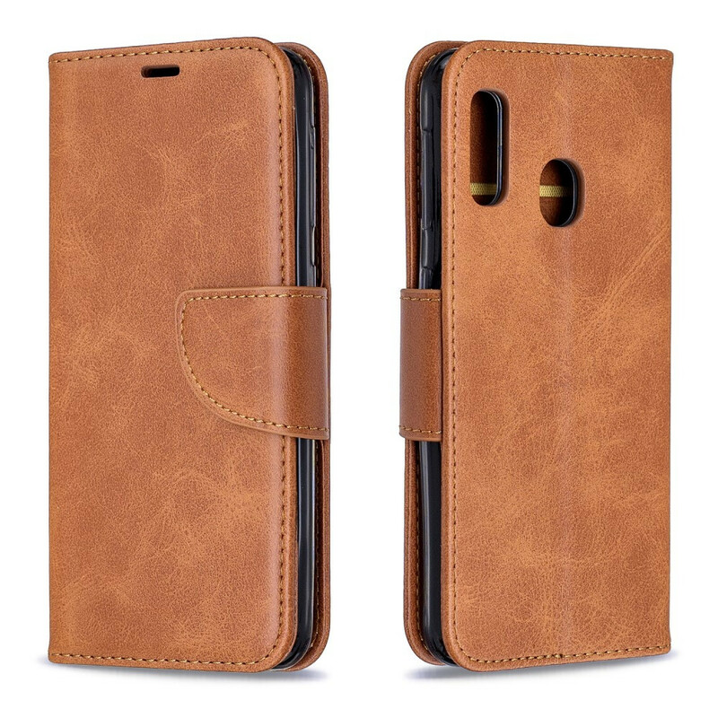 Funda Samsung Galaxy A20e Solapa oblicua lisa Funda Samsung Galaxy A20e Solapa oblicua lisa