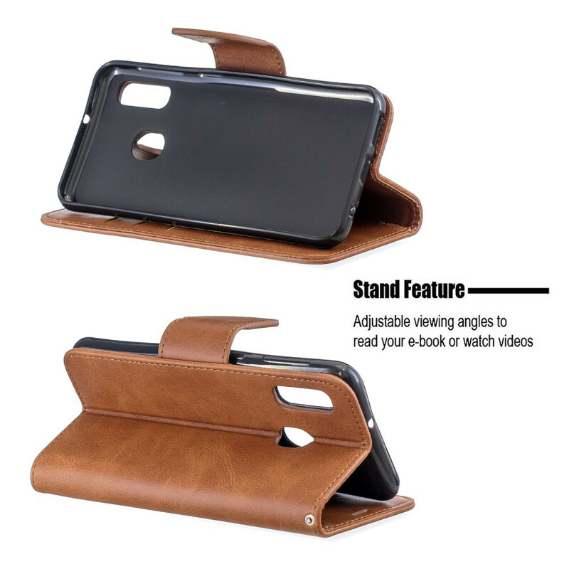 Funda Samsung Galaxy A20e Solapa oblicua lisa Funda Samsung Galaxy A20e Solapa oblicua lisa