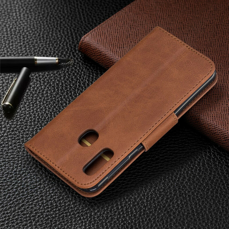 Funda Samsung Galaxy A20e Solapa oblicua lisa Funda Samsung Galaxy A20e Solapa oblicua lisa