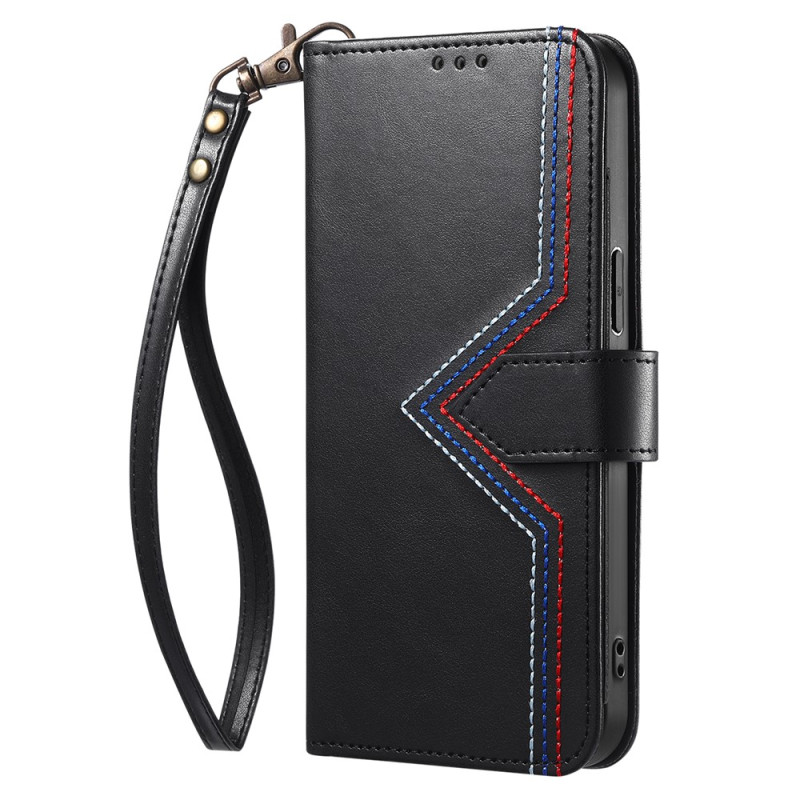 Funda para Google Pixel 11 Pro / 11 con costuras de colores