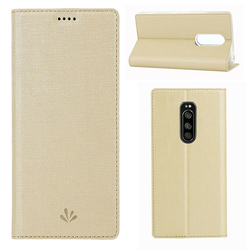 Funda abatible con textura para Sony Xperia 1