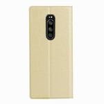 Funda abatible con textura para Sony Xperia 1