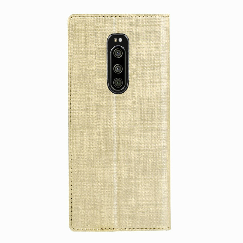 Funda abatible con textura para Sony Xperia 1