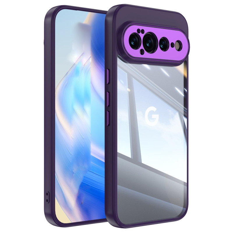 Funda transparente para Google Pixel 11 Pro con estructura metálica