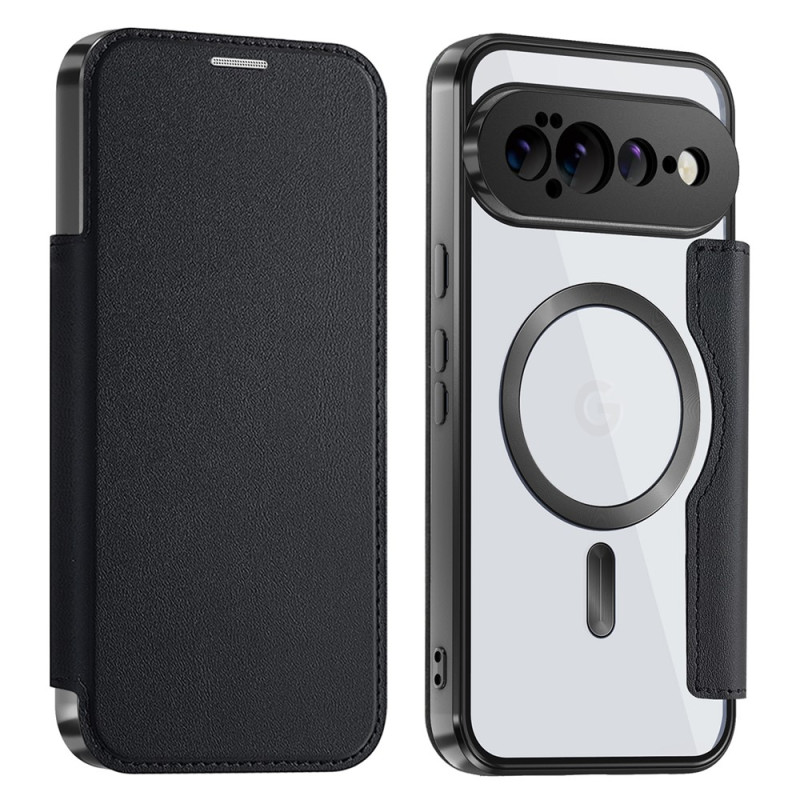 Funda tipo flip magnética para Google Pixel 11 Pro XL, imitación de piel