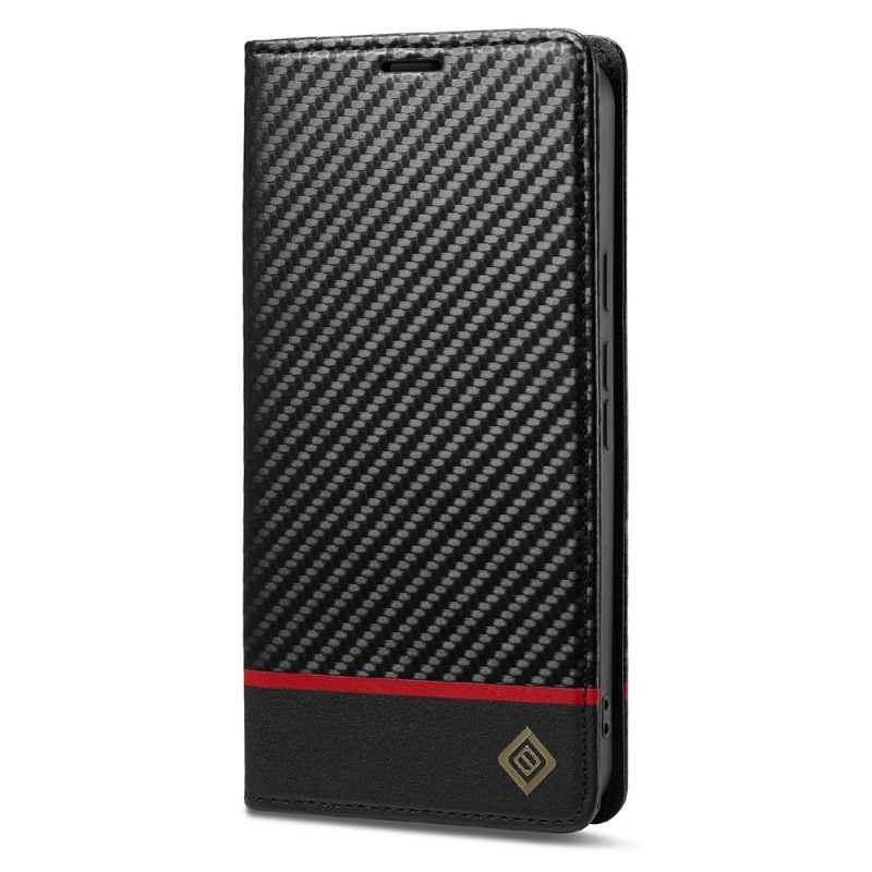 Funda tipo flip para Google Pixel 11 Pro XL de fibra de carbono LC.IMEEKE