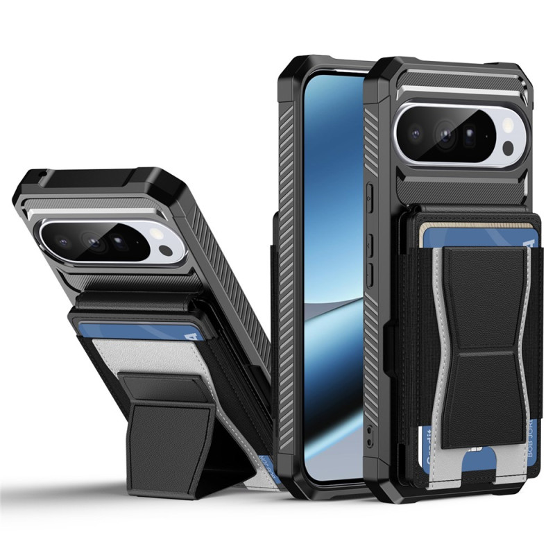 Funda para Google Pixel 11 Pro XL con portatarjetas elástico y soporte