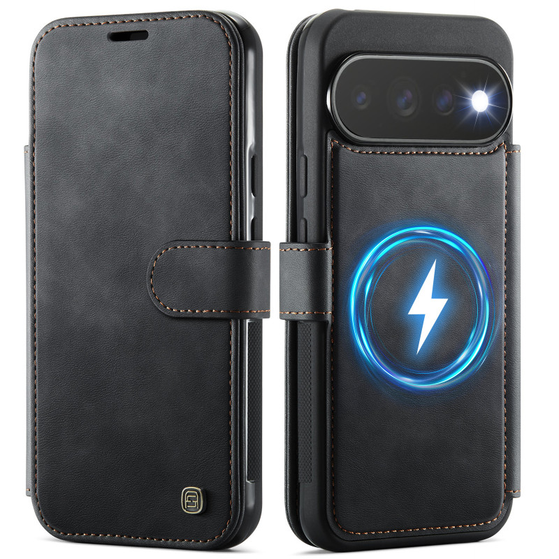 Funda tipo cartera magnética con protección RFID para Google Pixel 11 Pro XL