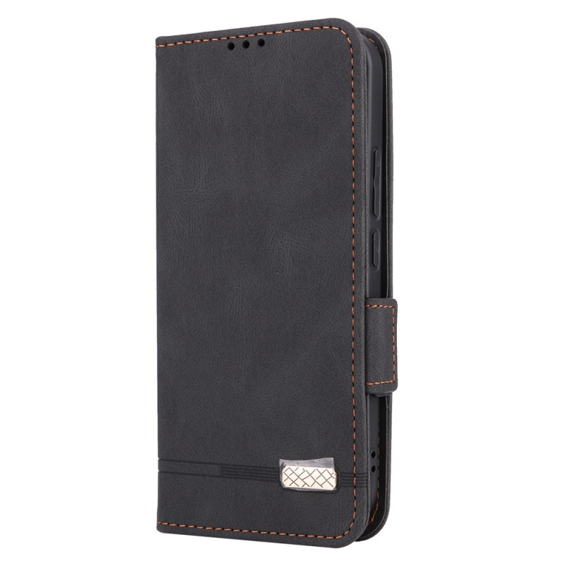 Funda para Poco F9 Ultra con diseño metálico