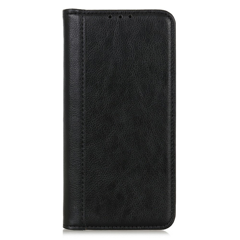 Funda tipo flip para iPhone 18 Pro / 17 Pro de piel de vacuno
