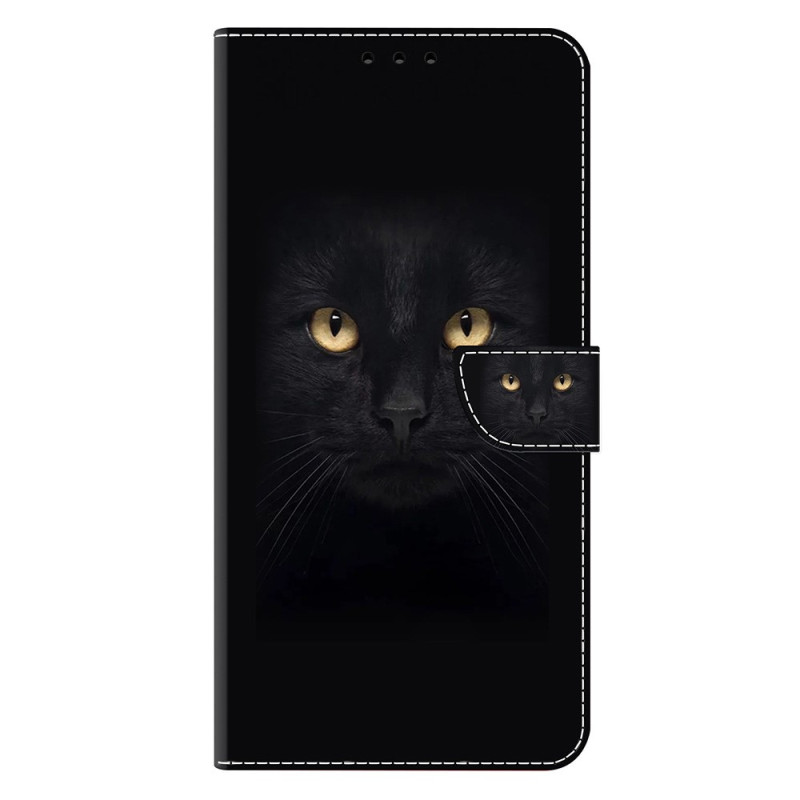 Funda para iPhone 18 Pro / 17 Pro «Ojos de gato» negra